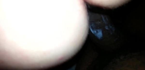  Creamy sleepy pussy. BBC fucks me doggystyle and tries to get some anal